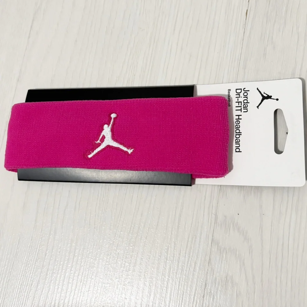 Jordan Dri-FIT Headband Bright‎ Pink Basketball Jumpman Breast Cancer October